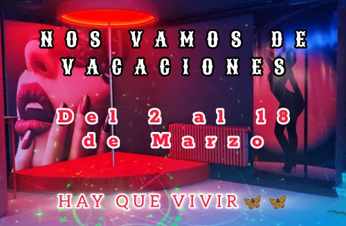 CERRADO POR VACACIONES